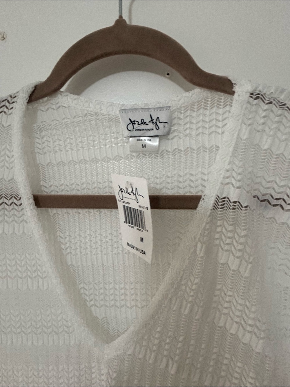 Jordan Taylor White Waffle Knit Pants - Picture 7 of 9